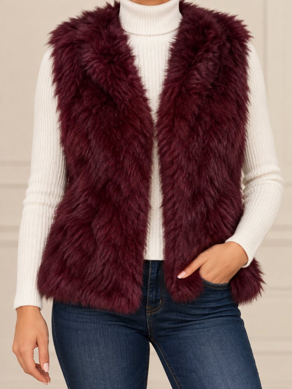 Faux Fur Vest